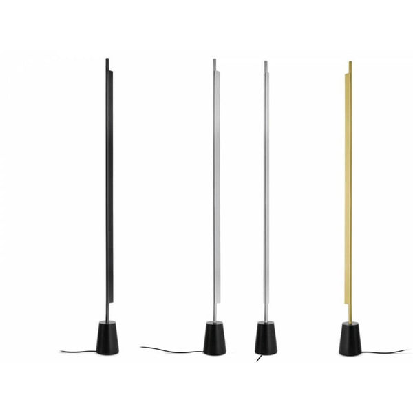 Luceplan Compendium Base Ø 14cm für Stehlampe Schwarz - Bodenversion mit diffusem Licht und elegantem Design.
