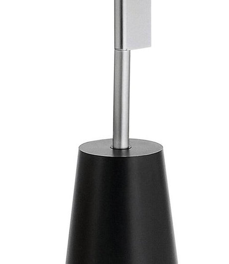 Luceplan Compendium Base Ø 14cm für Stehlampe Schwarz mit hocheffizienter LED-Quelle.