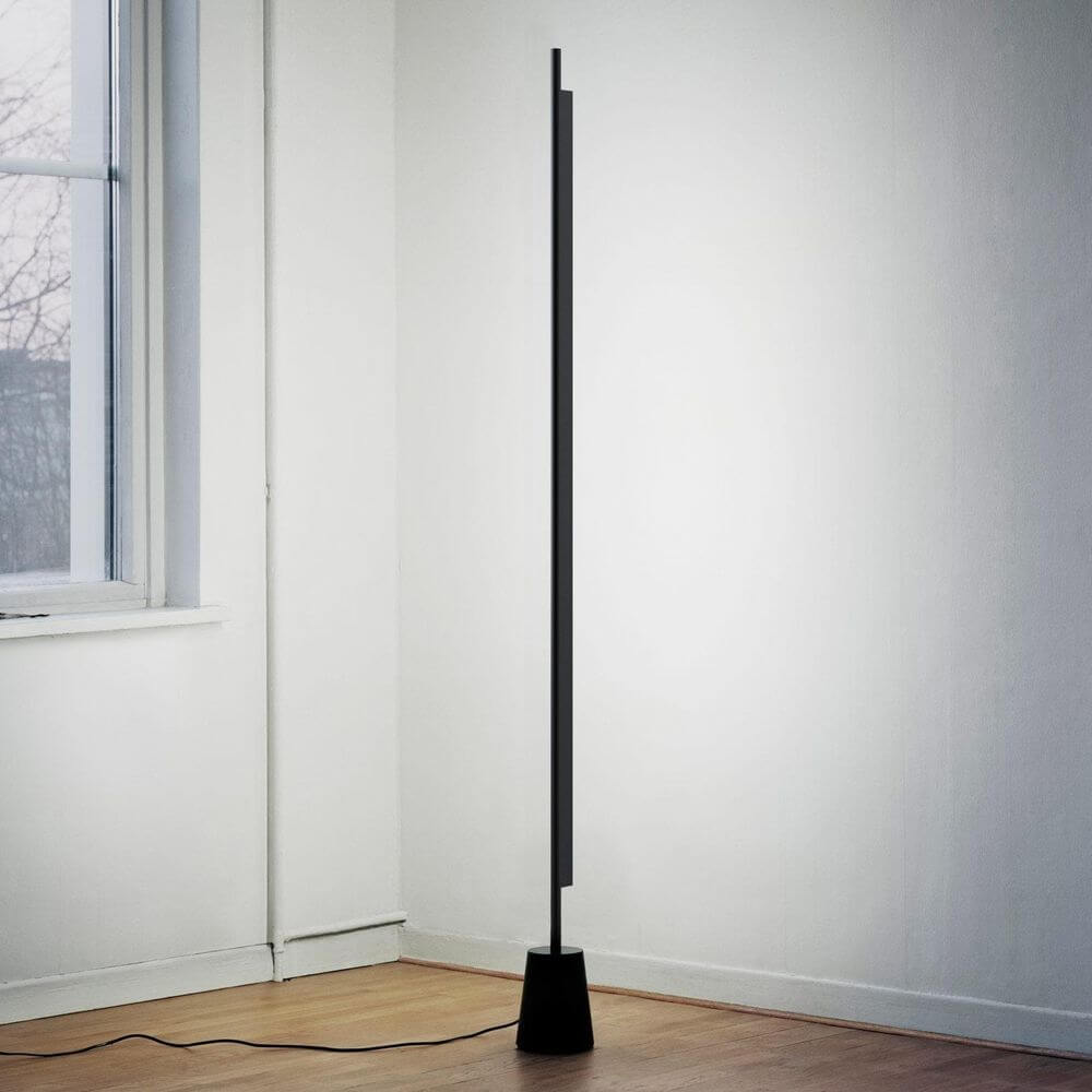 Luceplan Compendium LED Stehlampe (ohne Base) 3000K Schwarz