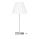 Luceplan Costanzina D13 LED Tischlampe Weiß mit elegantem Design und stabilem Aluminiumfuß.