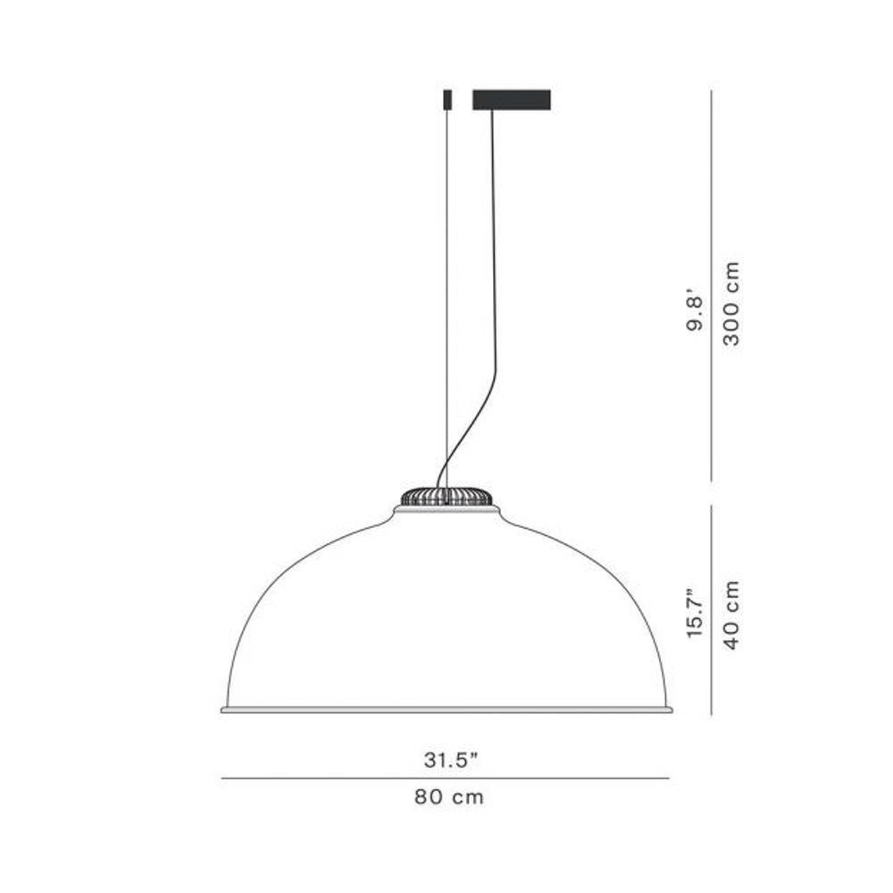 Luceplan Farel LED Suspension 23W 2700K