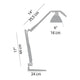 Luceplan Fortebraccio Tisch- & Wandlampe (Körper)