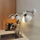 Luceplan Fortebraccio Wand- & Deckenspot Ø 16cm, modernes Design in der Küche mit flexibel einstellbarem Licht.