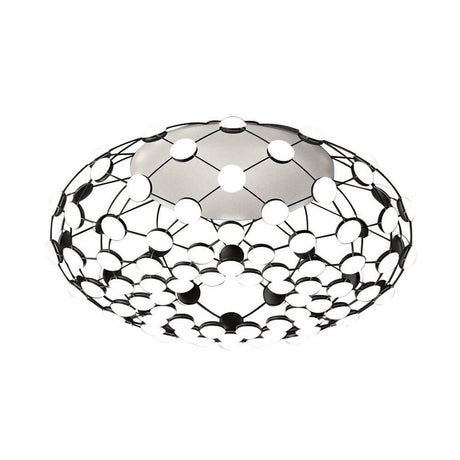 Luceplan LED Deckenlampe Mesh Ø 72cm in einzigartigem Design aus Stahl und Polycarbonat.