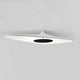 Luceplan LED Deckenlampe Soleil Noir 120 x 62cm mit futuristischemDesign und gleichmäßiger Lichtstreuung.