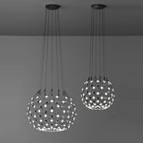 Luceplan LED Lampe à suspendre Mesh Ø 55cm, max. 100cm