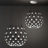 LED hanging lamp Mesh Ø 80cm, max. 300cm