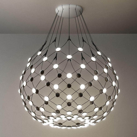 LED Hängelampe Mesh Ø 80cm, max. 300cm  Luceplan   