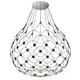 Luceplan LED Hängelampe Mesh Ø 80cm, max. 300cm mit flexiblem Drahtgitter und LED-Lichtquellen.