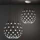 Luceplan LED Hängelampe Mesh Ø 80cm, max. 300cm in elegantem Drahtgitter-Design.