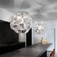 Luceplan LED Pendelleuchte Hope Ø 72cm mit Philips Hue CCT in modernem Wohnraum-Design.
