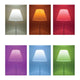 Luceplan LED Tischleuchte Costanza 110cm Philips Friends of Hue in verschiedenen Farbtönen.