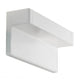 Luceplan LED Wandleuchte Any 23cm weiß in minimalistischen Design mit eleganten Vertiefungen.