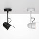 Luceplan LED Wandspot Counterbalance in Schwarz und Weiß, moderne Wand- und Deckenleuchte von Luceplan.
