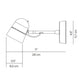 Luceplan LED Wandspot Counterbalance technische Zeichnung mit Abmessungen