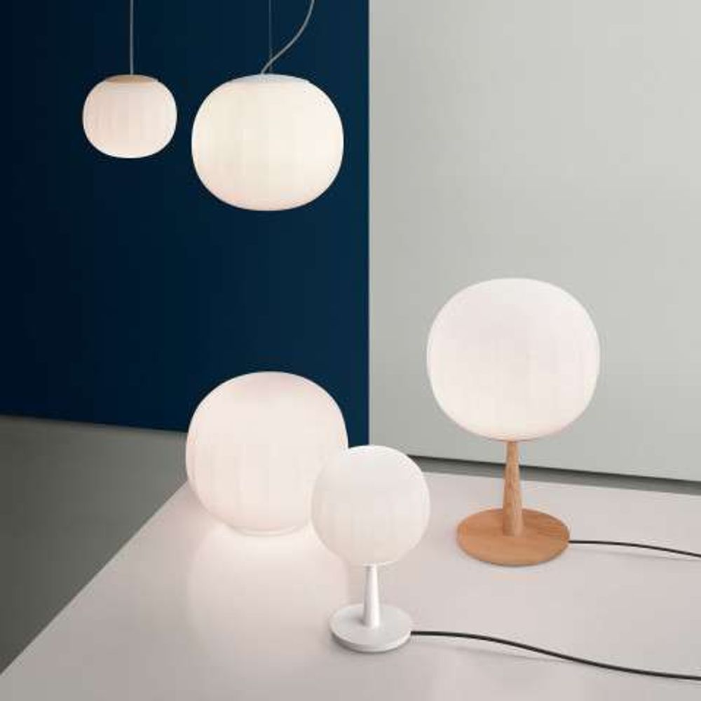 LucePlan Lita Table Lamp Ø 14 cm Opal