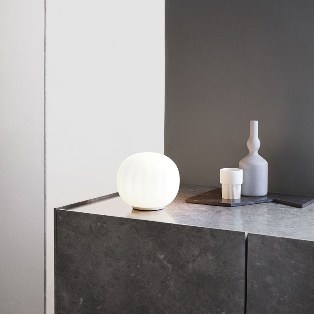 LucePlan Lita Table Lamp Ø 14 cm Opal