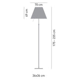 Luceplan lampadaire Grande Costanza avec interrupteur