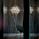 Luceplan Stehleuchte Hope Ø 72cm mit Dimmer im modernen Wohnzimmer, stilvolle Beleuchtung und Design.