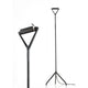Luceplan Stehleuchte Lola 200cm - elegante schwarze Stehlampe im zeitgenössischen Design von Paolo Rizzatto und Alberto Meda.