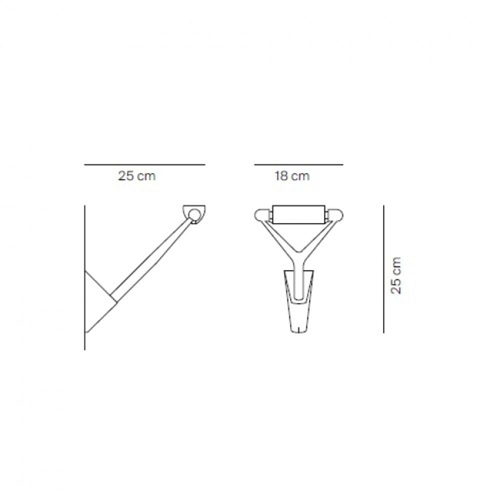 Luclan Wall Lamp Lola verlichting effect roteerbaar