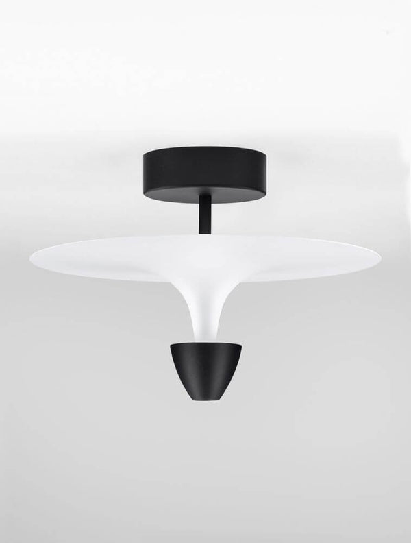 Luet LED Deckenleuchte 3000K Schwarz, Weiß moderne Deckenlampe in Schwarz und Weiß