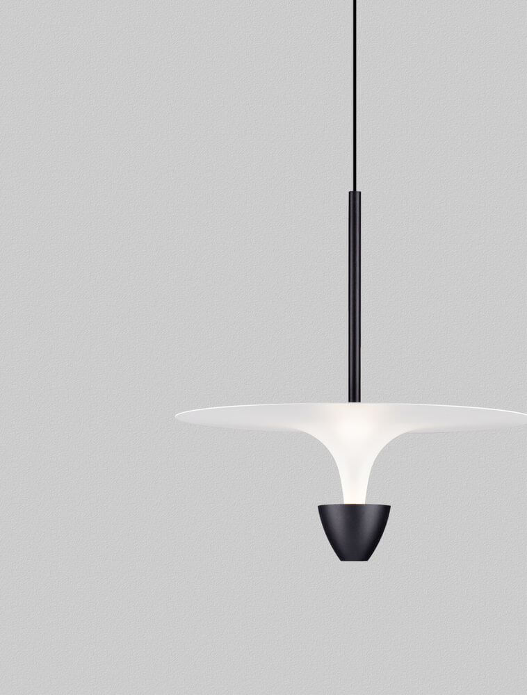 Luet LED Pendelleuchte 3000K Schwarz, Weiß