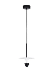 Suspension Luet LED 3000K noir, blanc - solution d'éclairage moderne avec un design élégant en noir et blanc.