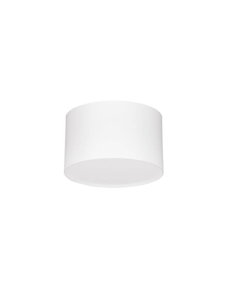 Luldo LED Deckenleuchte in Weiß, Ø 11cm, warmweiß mit 3000K für angenehme Wohnraumbeleuchtung.