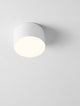 Luldo LED Deckenleuchte Ø 11cm 3000K in elegantem Design an der Decke montiert.