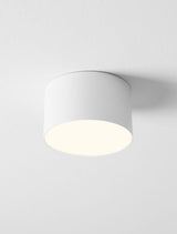 Moderne Luldo LED Deckenleuchte in Weiß, Ø 11cm, 3000K Lichtfarbe für stilvolle Raumbeleuchtung.