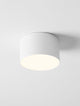 Luldo LED Deckenleuchte Ø 11cm 3000K an der Decke montiert mit hellem Licht.