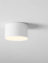 Luldo LED Deckenleuchte in Weiß mit Ø 11cm und 3000K warmem Licht für moderne Innenräume.