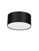 Luldo LED Deckenleuchte Ø 14cm 3000K in modernem schwarzen Design.