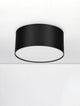 Luldo LED Deckenleuchte Ø 14cm 3000K in modernem Design und eleganter schwarzer Farbe.