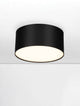 Luldo LED Deckenleuchte Ø 14cm 3000K in modernem Design, schwarze Ausführung, ideal für stimmungsvolle Raumbeleuchtung.