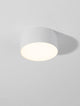 Luldo LED Deckenleuchte Ø 14cm 3000K an Decke montiert mit warmweißem Licht.