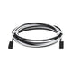 LumiTiles Kabel Square Warmweiß 0,7m Schwarz, flexibles Verbindungskabel für LumiTiles LED Fliesen.