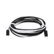 LumiTiles Kabel Square Warmweiß 1,9m Schwarz - flexibles Verbindungskabel für LumiTiles LED Fliesen.