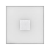 Piastrelle a led lumitili quadrati 2 set metallo bianco