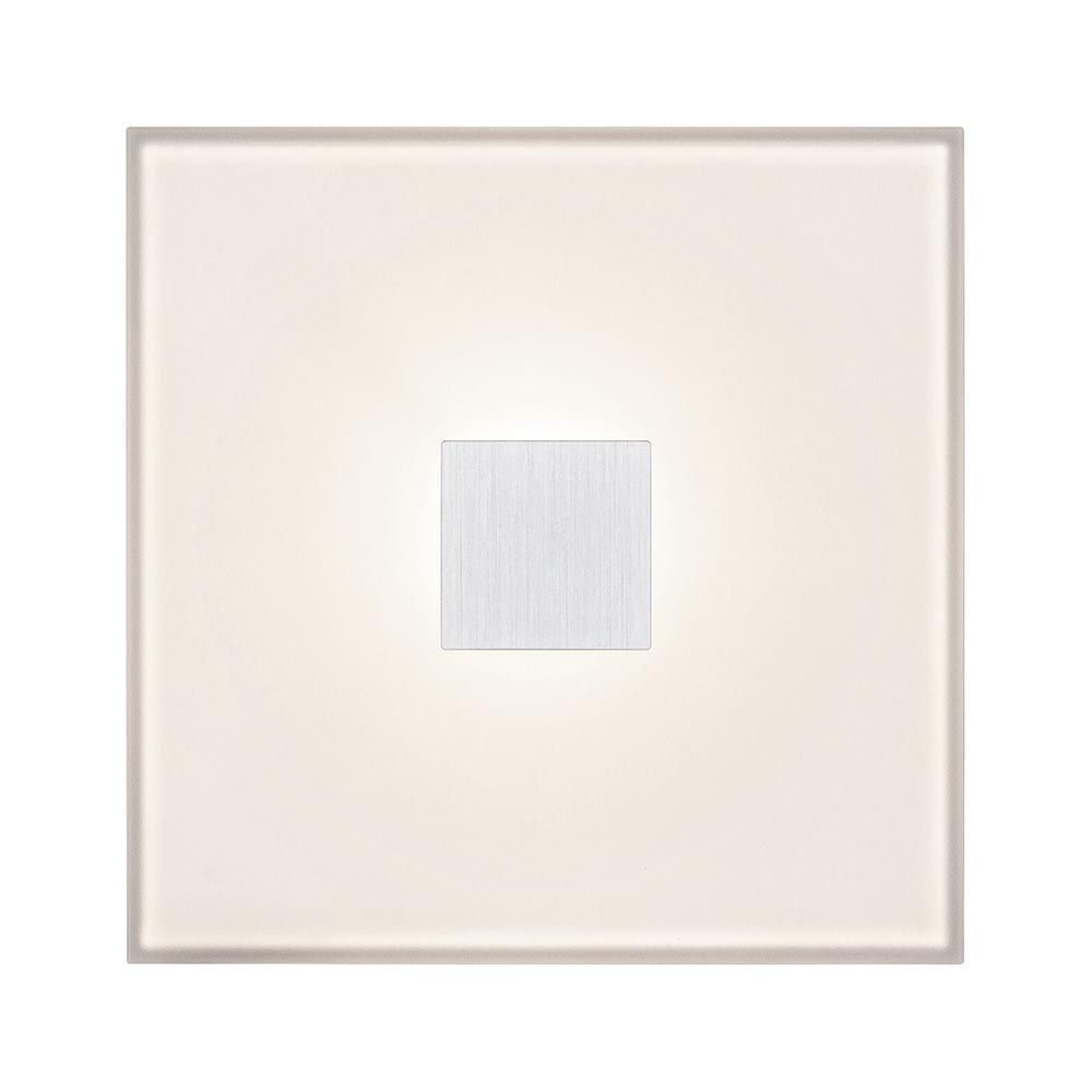 Tuiles LED lumitiles carré 2 set métal blanc