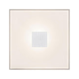 Tuiles LED lumitiles carré 2 set métal blanc