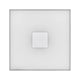 LumiTiles LED Fliese Square in Weiß mit quadratischem Lichtmodul für RGBW-Beleuchtung.
