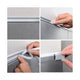 LumiTiles LED Strip 2m Aufbauprofil Top Alu-Eloxiert, Satin