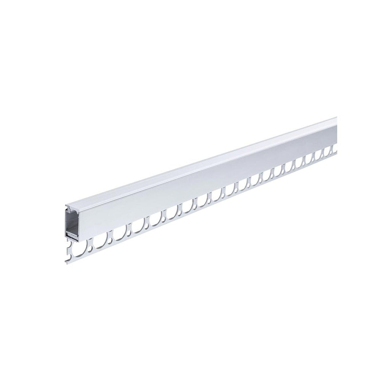 LumiTiles LED Strip Einbauprofil Top 2m Alu-Eloxiert Satin