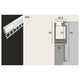 LumiTiles LED Strip Einbauprofil Top 2m Alu-Eloxiert Satin