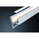 LumiTiles LED Strip Einbauprofil Top 2m Alu-Eloxiert Satin