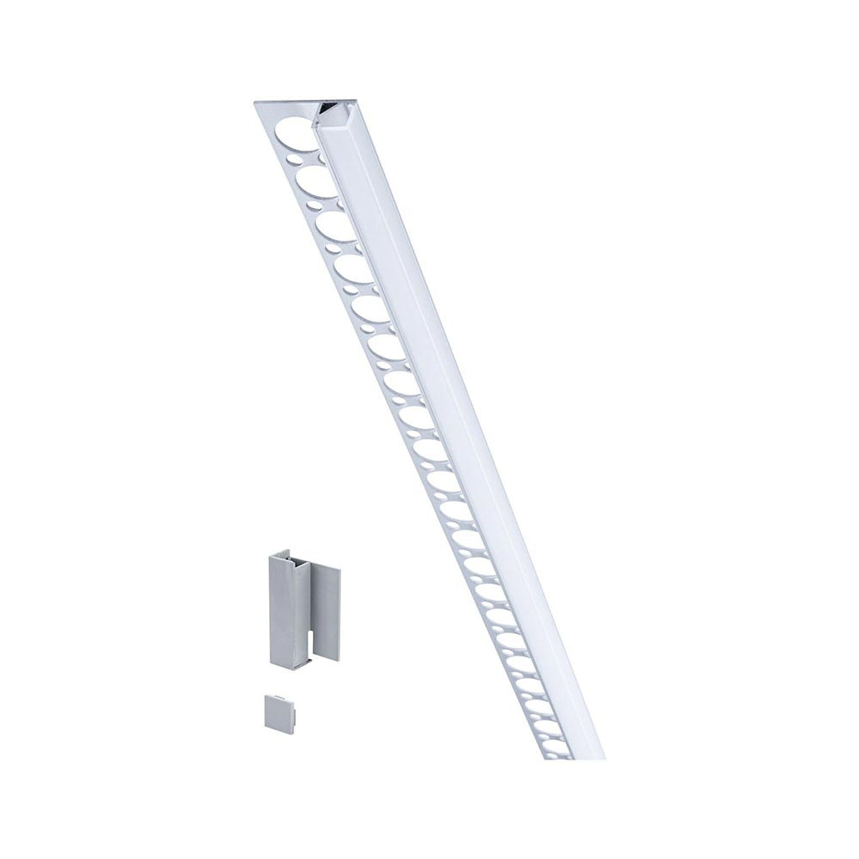 LumiTiles LED Strip Profil Frame 1m Alu-Eloxiert Satin