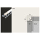 LumiTiles LED Strip 2m Profil Frame Alu-Eloxiert, Satiniert