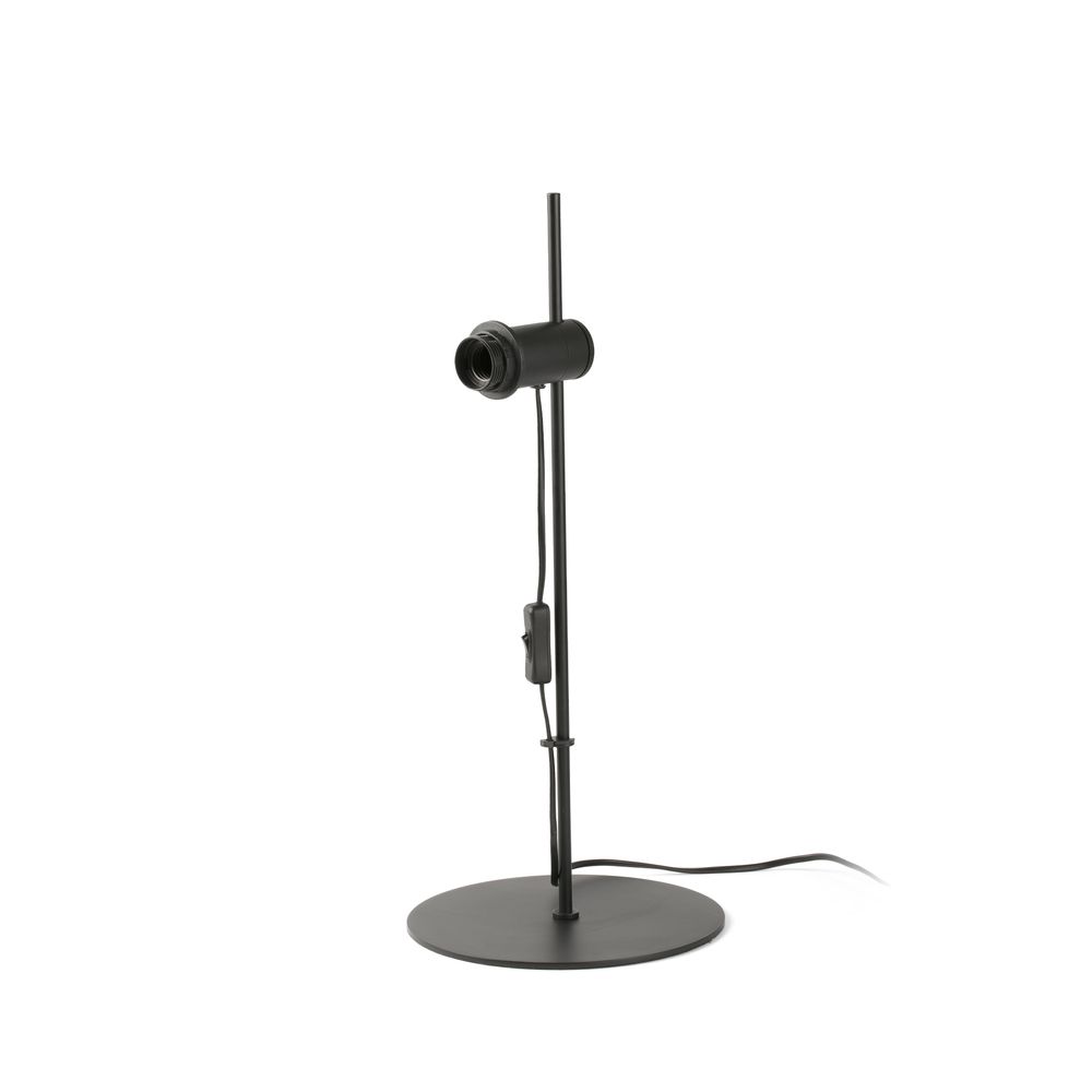 Een vergrootglaslamp (zonder paraplu) zwart